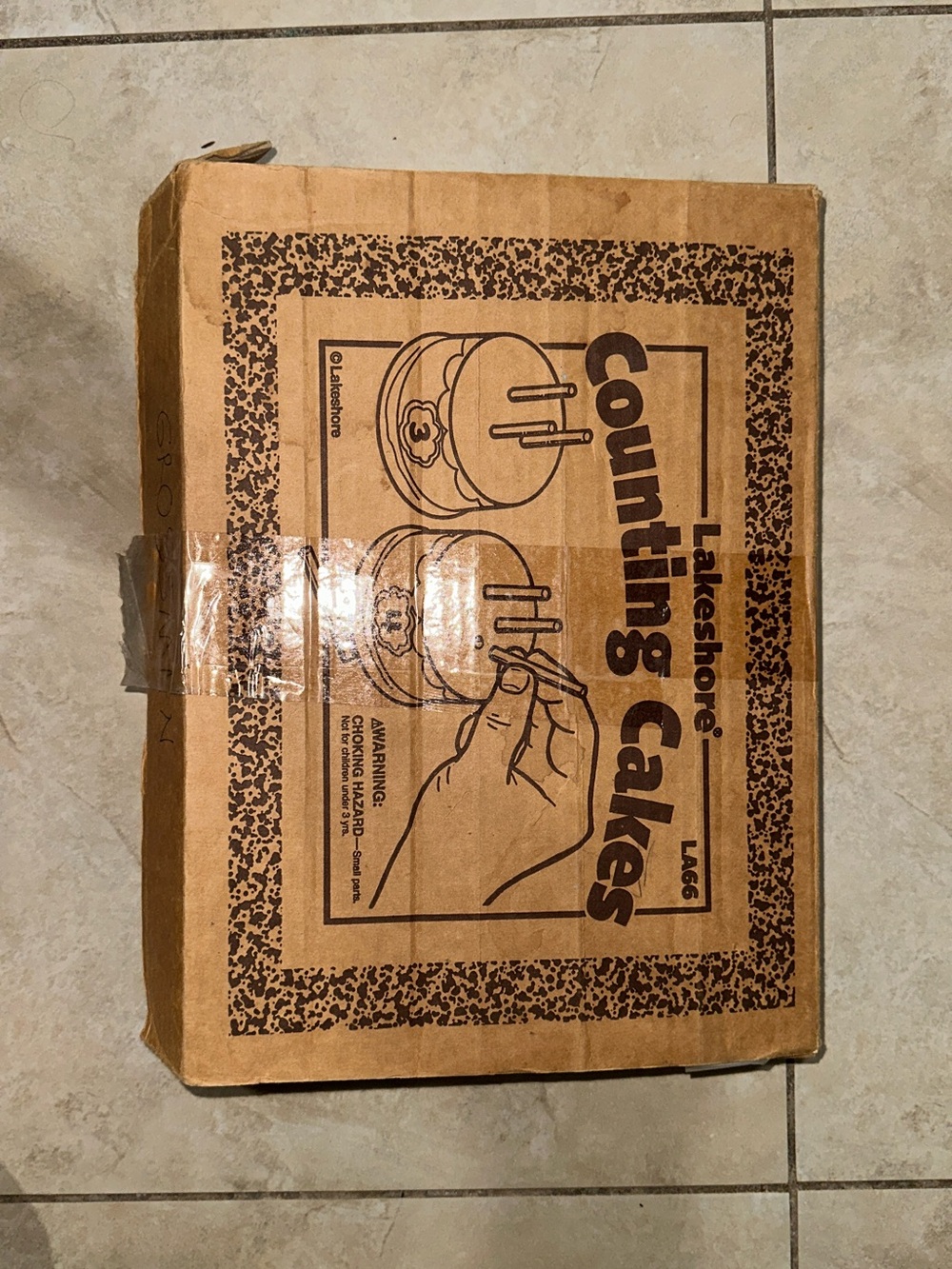 Lakeshore Counting Cakes - wooden Montessori toy